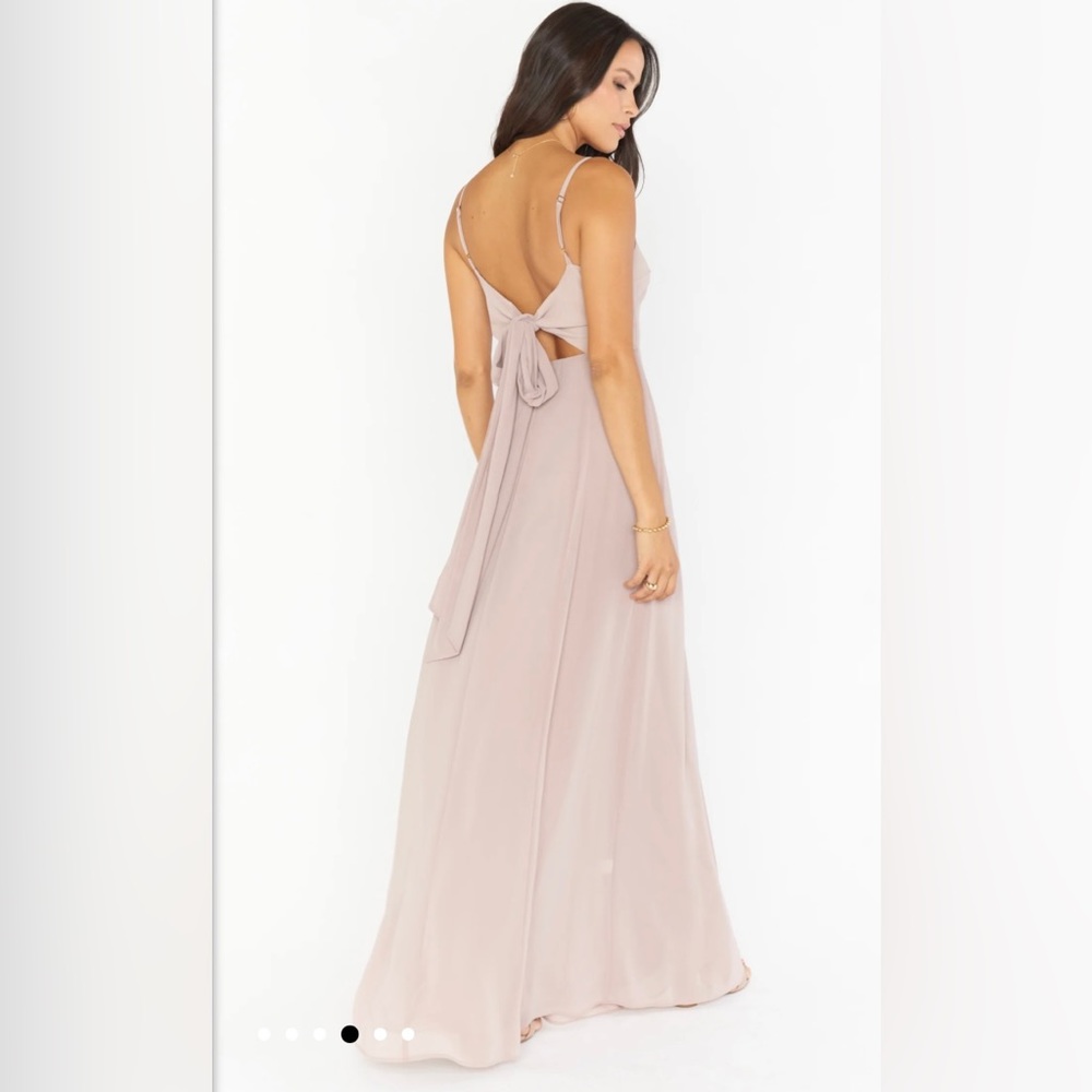 Show Me Your Mumu: Lauren Tie Maxi Dress ~ Soft Beige Chiffon